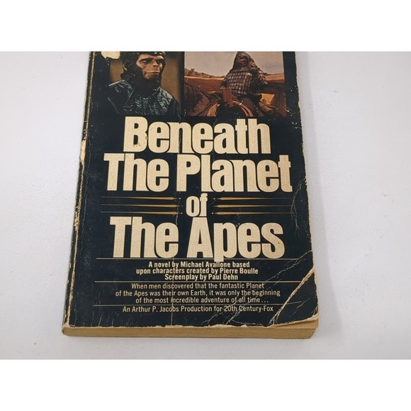 Beneath The Planet of the Apes Michael Avallone 1970 Bantam Paperback Book Club - Picture 5 of 13